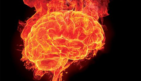 Den orolig hjärnan: en hjärna som brinner