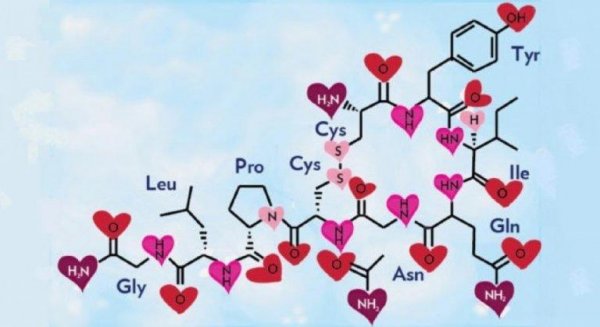 kemisk karta för oxytocin