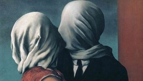 Par med dolda ansikten