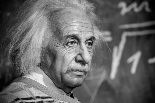 Einstein undervisar.