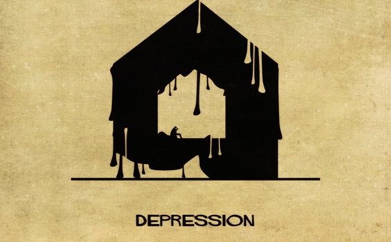 Depression som hus.