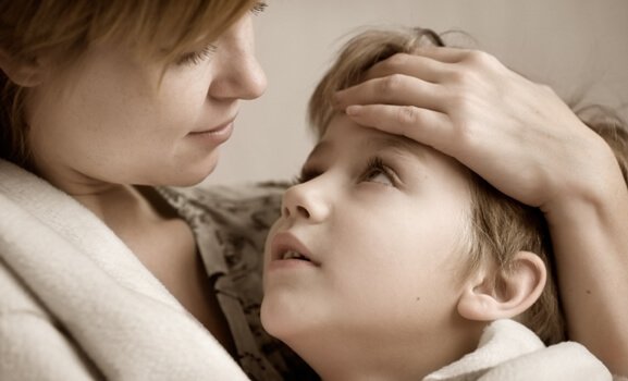 En mor vill alltid hålla sina barn säkra