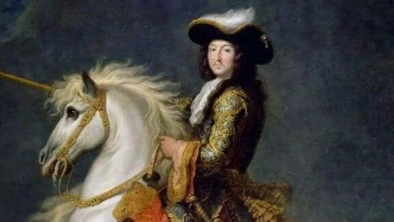Målning av Ludvig XIV