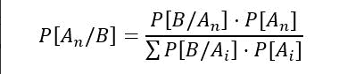 Bayes formel.