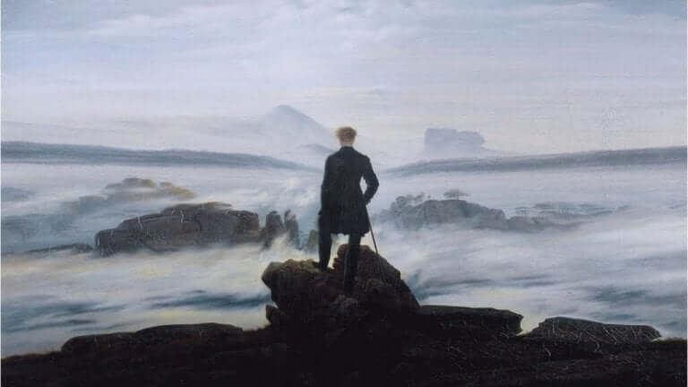 Målning av havet.