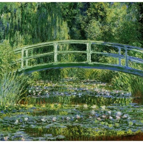 Målning av Oscar Claude Monet.