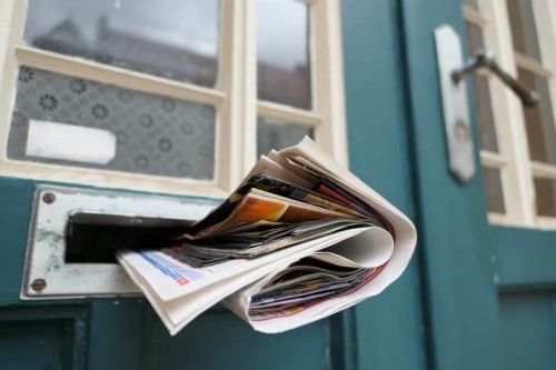 Tidning på morgonen.