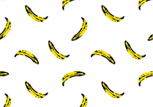 Andy Warhol bananer.