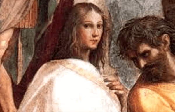 Filosofen Hypatia av Alexandria: vetenskap och religion