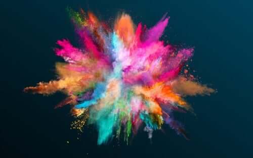Explosion av färger