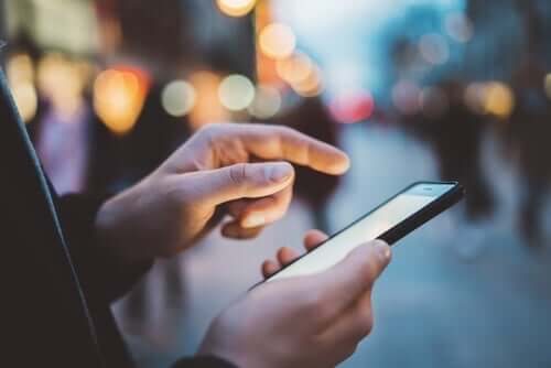 Användning av laptop.