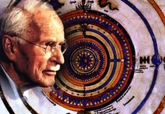 Carl Jung med Mandala.