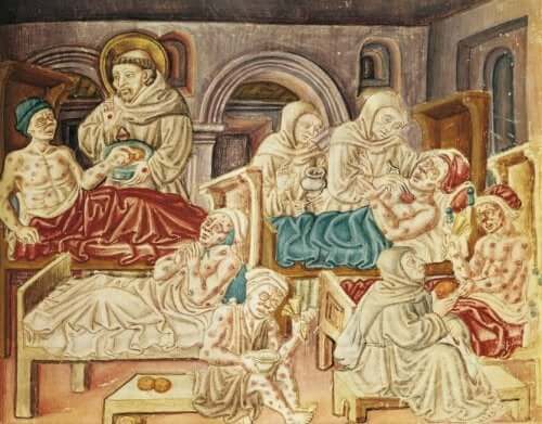 Sjukhus under medeltiden.