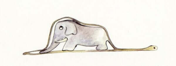 Elefant inuti orm