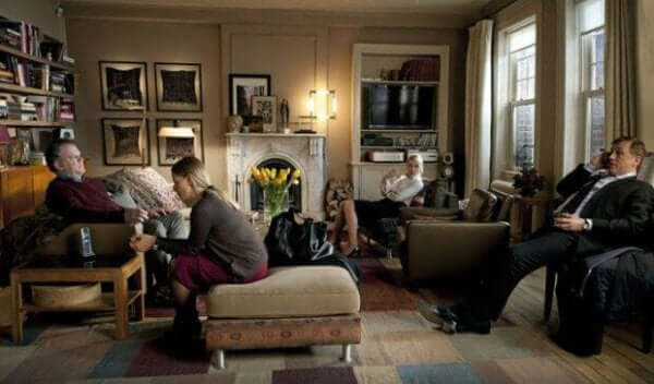 Scen från filmen Carnage