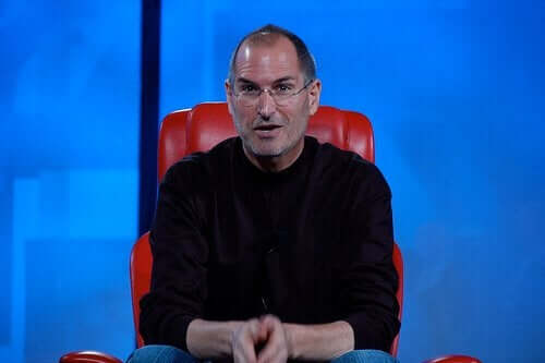 Steve Jobs vid presentation