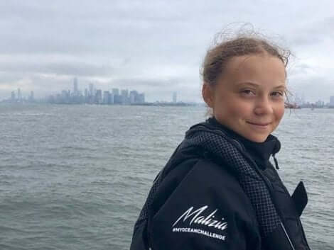 Greta vid havet