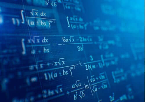 En serie matematiska ekvationer