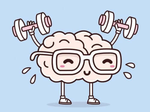 En hjärna som tränar