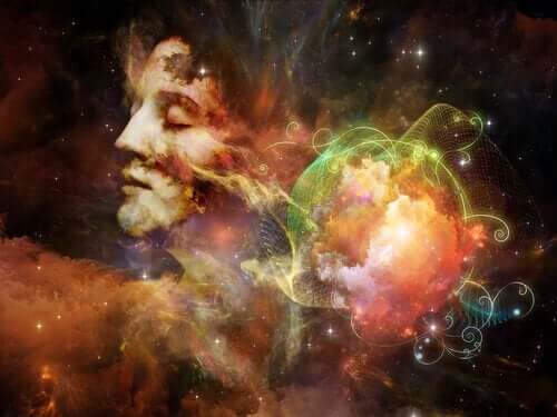 Ett mänskligt sinne i kosmos