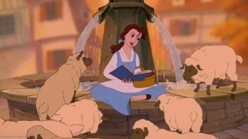 Belle i filmen Skönheten och odjuret från 1991