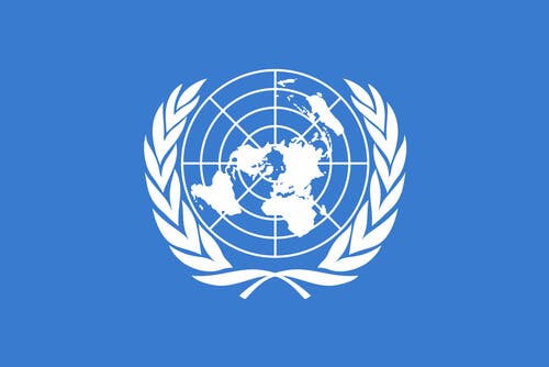 Förenta Nationernas Flagga