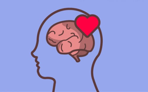En illustration av kopplingen mellan hjärta och hjärna