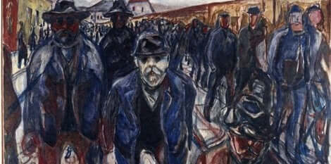 Konstnären Edvard Munch hade en säregen målarstil