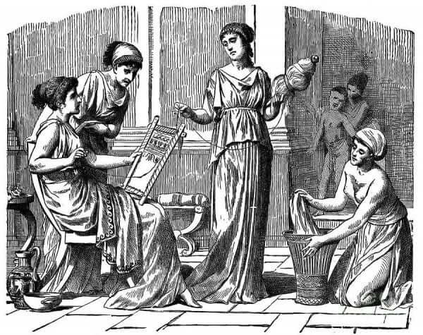 Kvinnorna i antikens Grekland hade inte samma rättigheter som kvinnorna i forntida Egypten