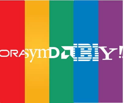 En regnbåge av varumärken