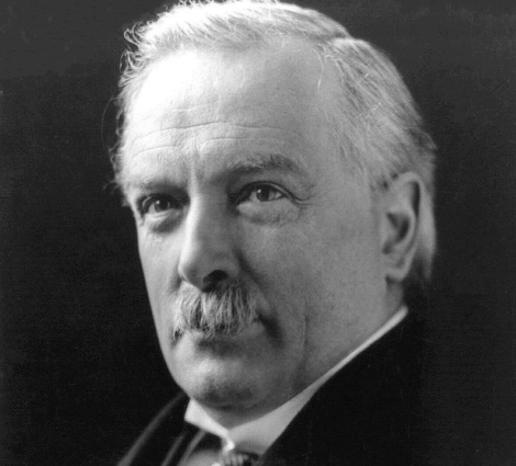 Ett foto av David Lloyd George, som hade hybrissyndromet