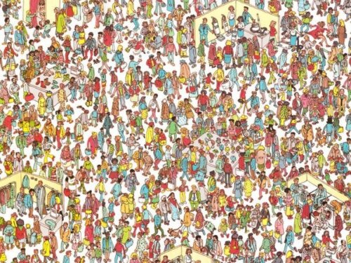 Hur hittar vår hjärna Waldo?
